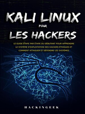 cover image of Kali linux pour les hackers